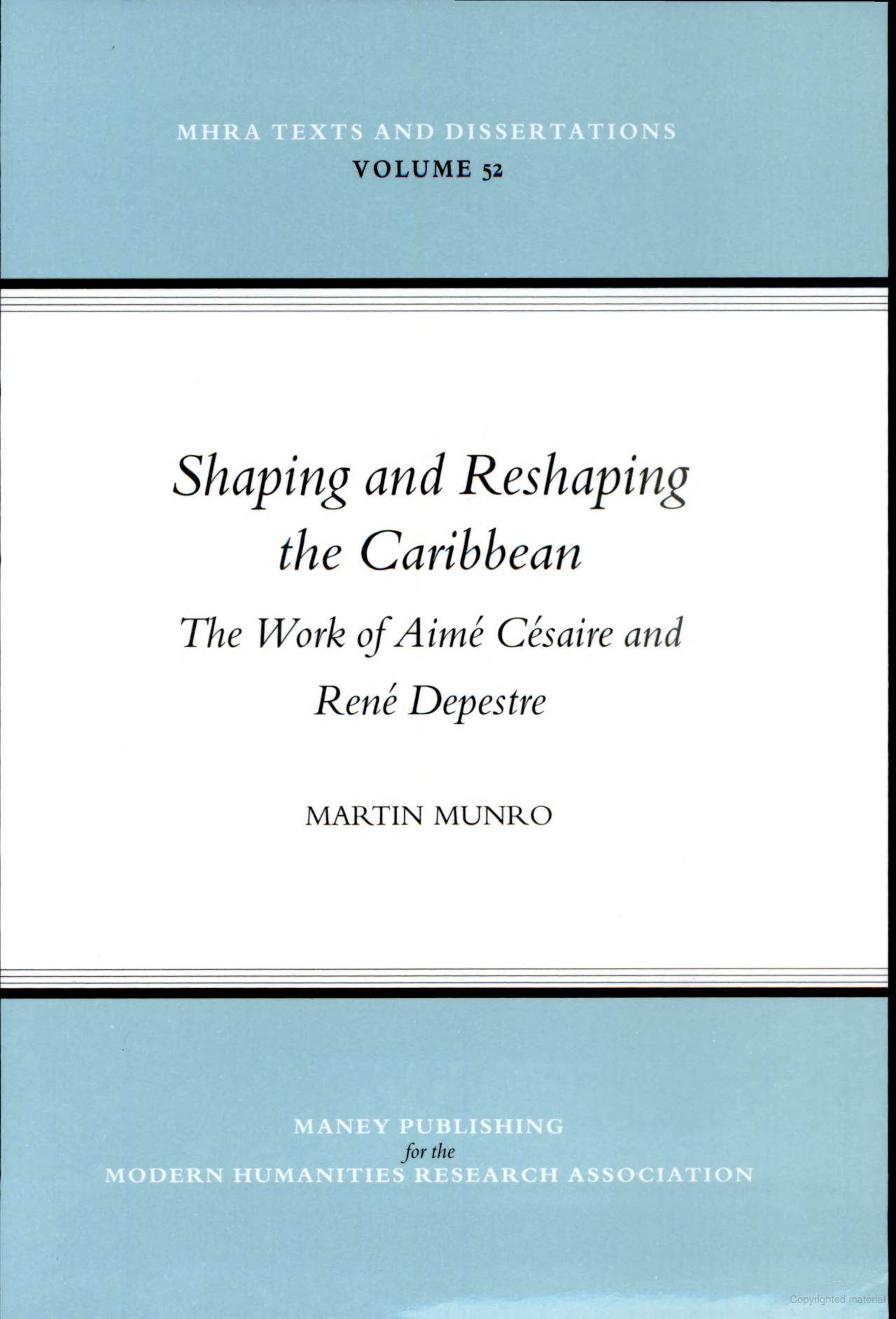 Shaping and Reshaping the Caribbean